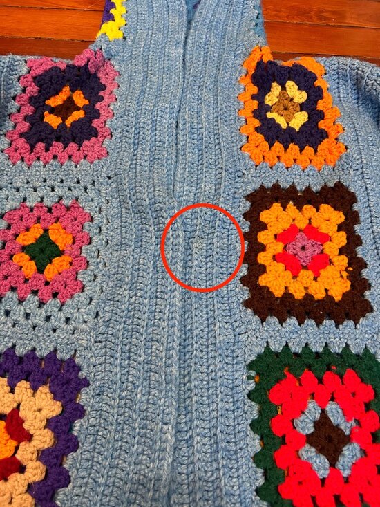 Granny Square Sweater - Picture 4 of 4